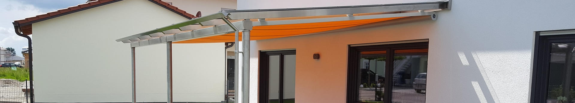 Izdelava in montaža inox nadstreškov Spodnjeposavska